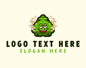 Mascot - Marijuana Hemp Smoke logo design