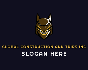 Esports - Angry Hound Dog logo design