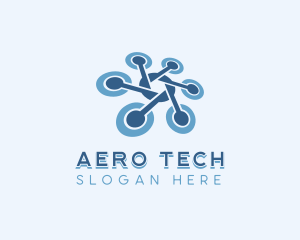 Drone Tech Surveillance logo design