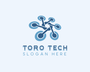 Drone Tech Surveillance logo design