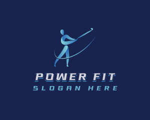 Athlete - Golf Sports Athlete logo design