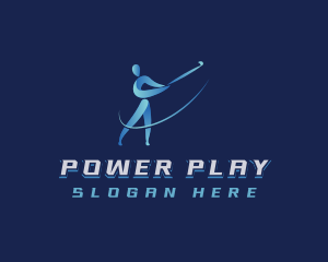 Athlete - Golf Sports Athlete logo design