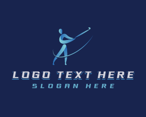 Golf Sports Athlete Logo