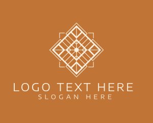 Geometric Tile Flooring  logo design