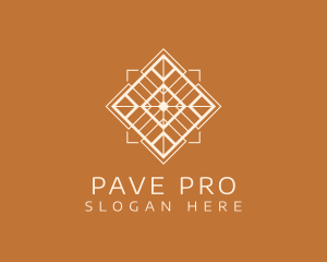 Geometric Tile Flooring  logo design