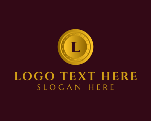 Financial - Gold Company Coin logo design