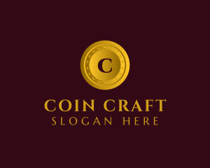 Coin - Gold Company Coin logo design