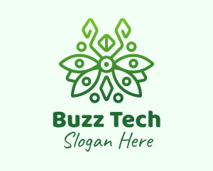 Bug - Native Leaf Bug logo design