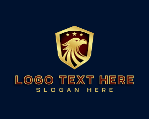Eagle Shield Patriotic logo design
