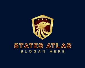 Eagle Shield Patriotic logo design