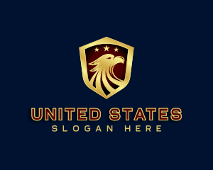 Eagle Shield Patriotic logo design