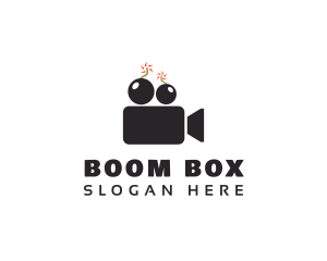 Bomb Video Camera logo design