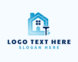 Cleaning - Blue Housekeeping Vacuum logo design