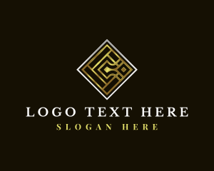 Expensive - Luxury Tile Letter C logo design