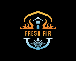 Thermal Heating Air Conditioning logo design