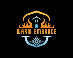 Thermal Heating Air Conditioning logo design