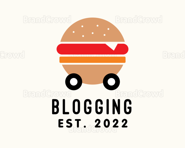 Burger Street Food Cart Logo