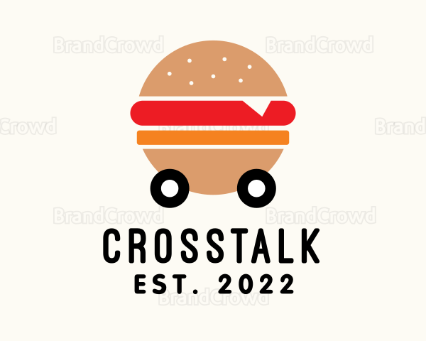 Burger Street Food Cart Logo