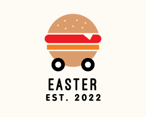 Vehicle - Burger Street Food Cart logo design