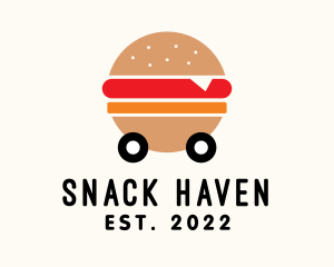 Burger Street Food Cart  logo design