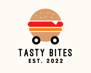 Burger Street Food Cart  logo design