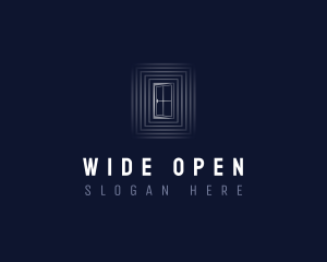 Open - Mystery Door Room logo design