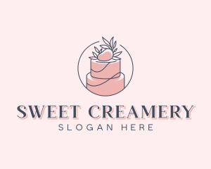 Wedding Cake Bakery logo design