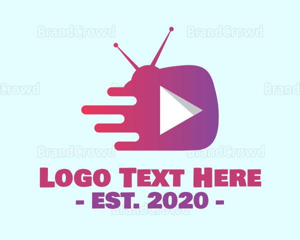 Television Streaming Show Logo