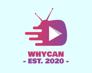 Tv - Television Streaming Show logo design