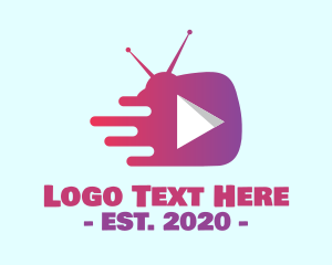 Tv - Television Streaming Show logo design