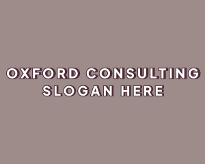 Modern Consulting Firm logo design