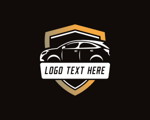 Auto Shop - Car Vehicle Shield Transportation logo design