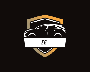 Racer - Car Vehicle Shield Transportation logo design