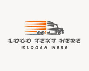 Transport - Express Freight Trucking logo design
