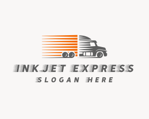 Express Freight Trucking  logo design