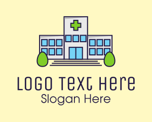 Building - Modern Hospital Building logo design