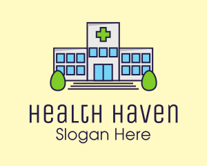 Hospital - Modern Hospital Building logo design