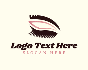 Makeup - Beauty Eyelash Makeup logo design