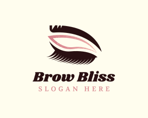 Beauty Eyelash Makeup logo design