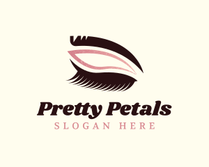 Beauty Eyelash Makeup logo design