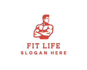 Fitness Trainer Coach  logo design