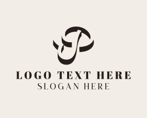 Elegant - Fancy Cursive Marketing logo design