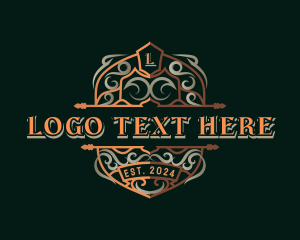 Royalty - Ornamental Elegant Shield logo design