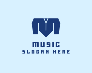 Gaming Letter M logo design