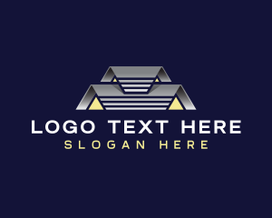 Construction - Roofing House Real Estate logo design