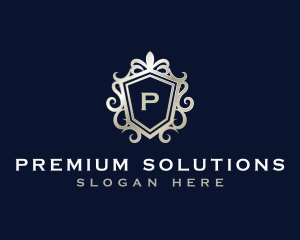 Deluxe Shield Premium logo design