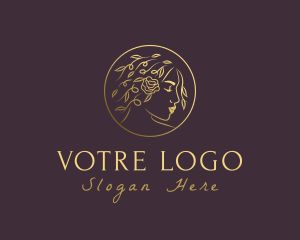 High End - Beauty Floral Woman logo design