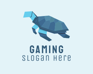 Sea Turtle Origami  Logo
