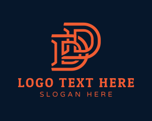 Company - Simple Apparel Business Letter DD logo design