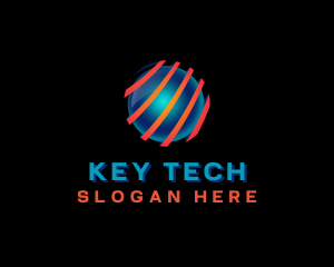 Cyber Tech Sphere logo design